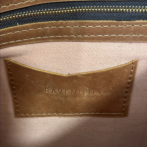 Raven + Lily Tan Leather Backpack NWOT Raven + Lily Tan Leather Backpack NWOT main image 3